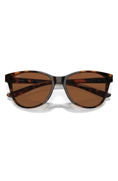 Shop Costa Del Mar Catherine 57mm Polarized Phantos Sunglasses In Tortoise