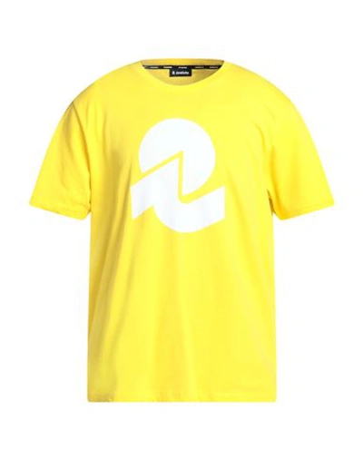 Shop Invicta Man T-shirt Yellow Size Xxl Cotton