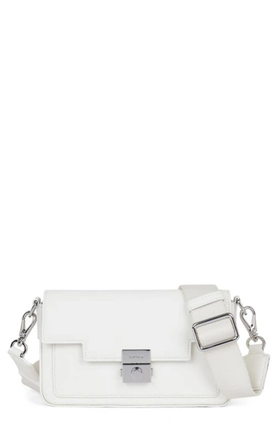 Shop We-ar4 The Retro Leather Crossbody Bag In Optic White