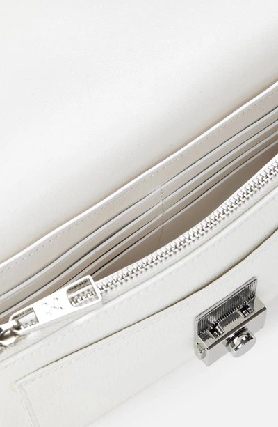 Shop We-ar4 The Retro Leather Crossbody Bag In Optic White