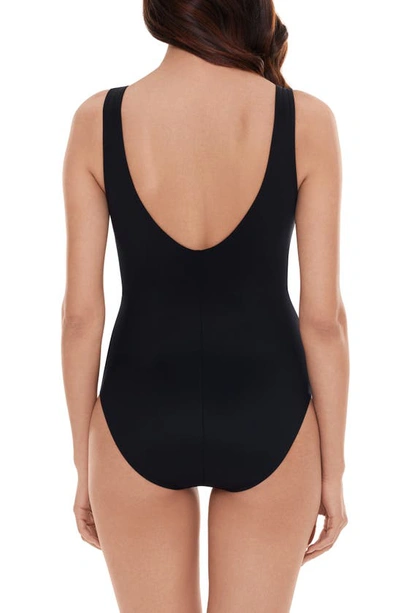 Shop Magicsuit Boba Bindy One-piece Swimsuit In Black