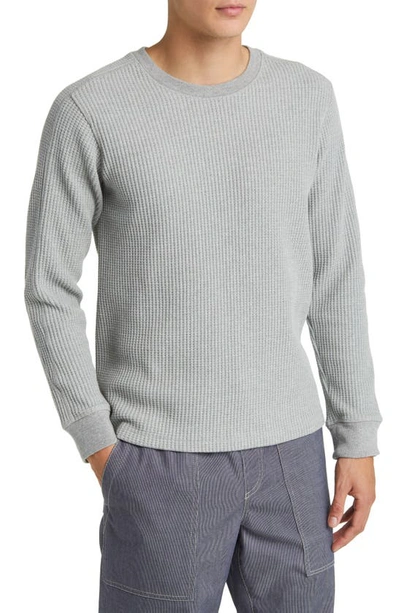 Shop Rails Wade Long Sleeve Thermal T-shirt In Heather Grey