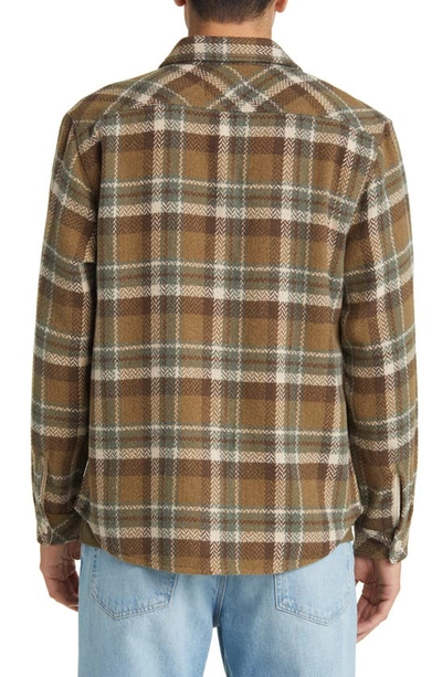 Shop Rails Berkshire Plaid Flannel Shirt Jacket In Dutch Sage Birch
