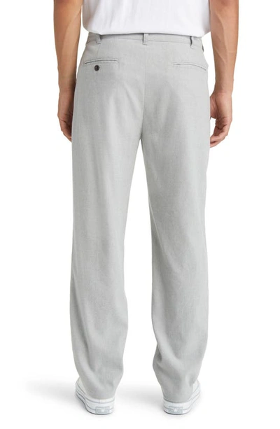 Shop Rails Marcellous Flat Front Twill Pants In Soft Grey Melange