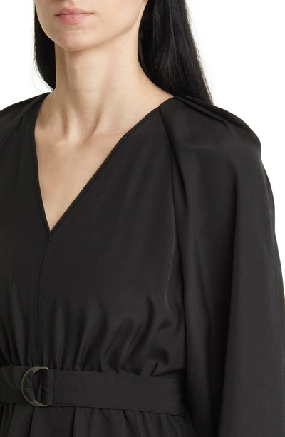 Shop Ted Baker Comus Long Sleeve Belted Dress In Black