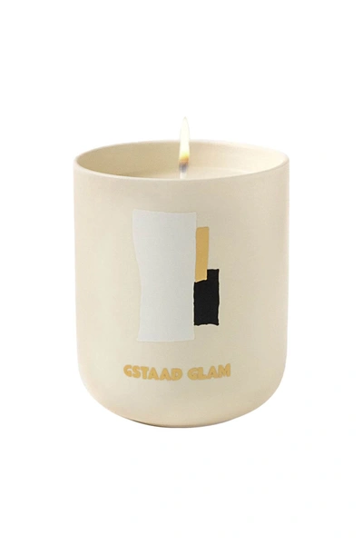 Shop Assouline Gstaad Glam Scented Candle In Blue