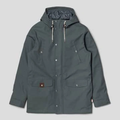 Shop Rvlt Revolution | 7246 X Parka Jacket Evergreen | Grey