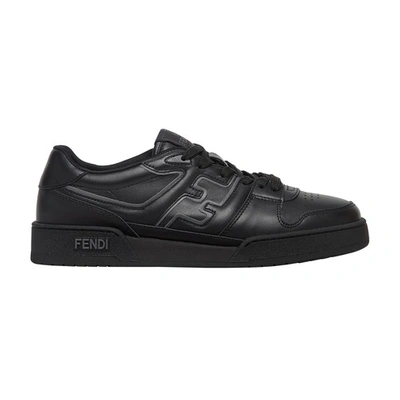 Shop Fendi Match Sneakers In Noir