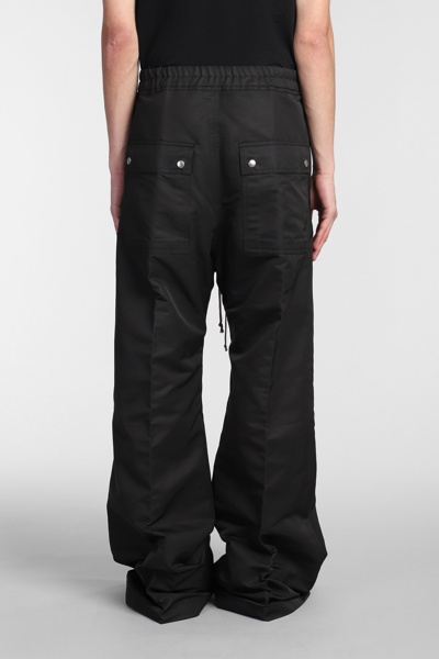Shop Rick Owens Wide Bela Pants Pants In Black Polyester