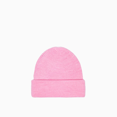 Shop Alexander Wang Beanie Hat In Prism Pink