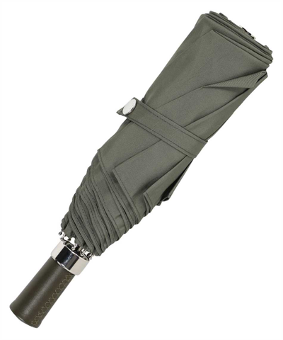 Shop Alexander Mcqueen Folding Umbrella In Green