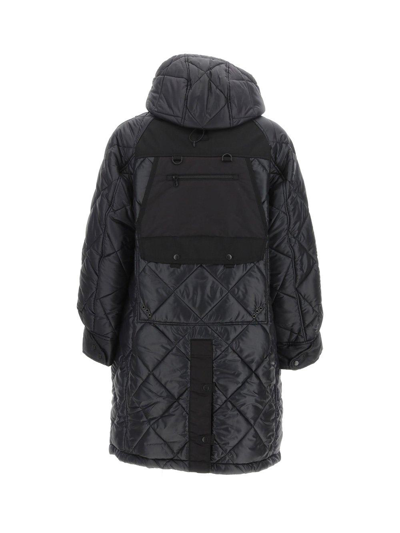 Shop Junya Watanabe X Innerraum Buttoned Hooded Parka In Black