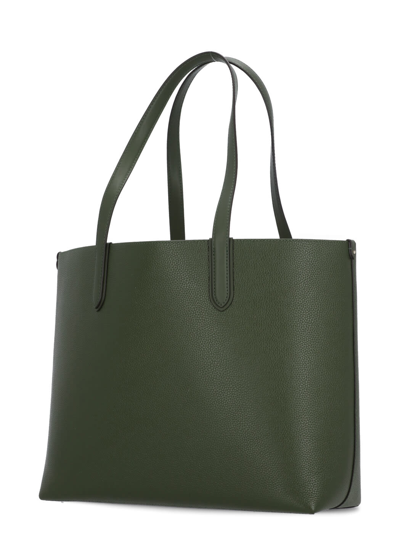 Shop Michael Michael Kors Eliza Shopping Bag In Green