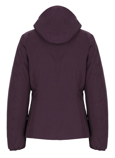 Shop K-way Lily Reversible Down Jacket In Purple