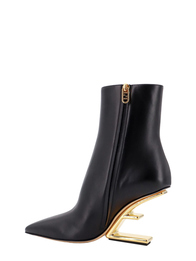 Shop Fendi First Ankle Boots In Black