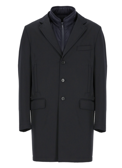 Shop Fay Padded Coat In Blue