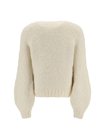 Shop Gabriela Hearst Clarissa Knitwear In Ivory