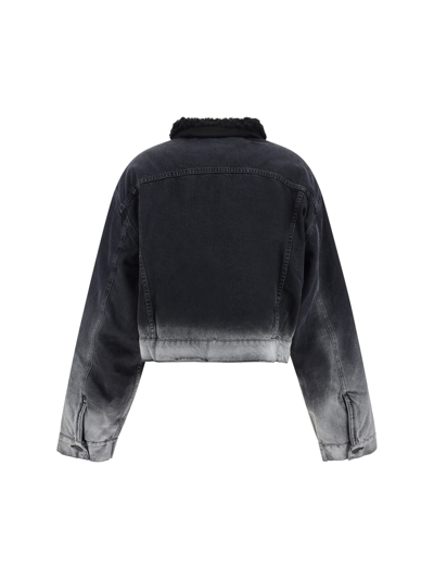 Shop 3x1 Gina Jacket In Black Atlantic Ombre