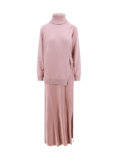 Shop Semicouture Dress In Pink