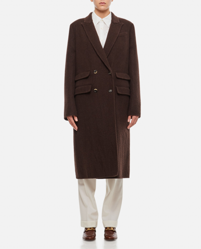 Shop Gabriela Hearst Reed Cashmere Coat In Brown