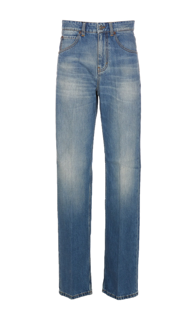 Shop Victoria Beckham Julia Jeans In Blue