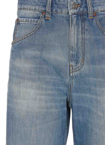 Victoria Beckham Blue Julia Jeans In Blue