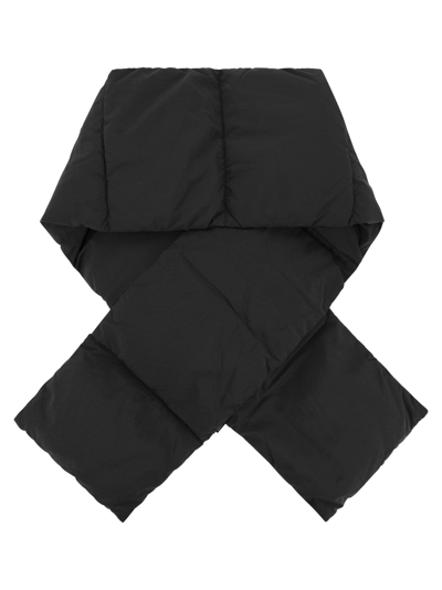 Shop Canada Goose Padded Scarf In Black