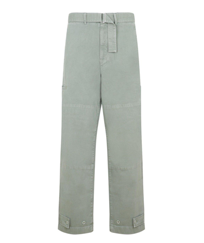 Shop Lemaire Mllitary Pants In Hedge Green