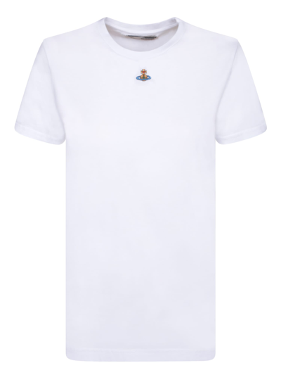 Shop Vivienne Westwood Orb Perã¹ White T-shirt
