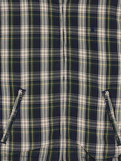Shop Ralph Lauren Twill And Oxford Reversible Jacket - Scottish Gordon/navy Raff In Blu