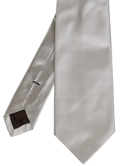 Shop Church's Silk Tie In Silver