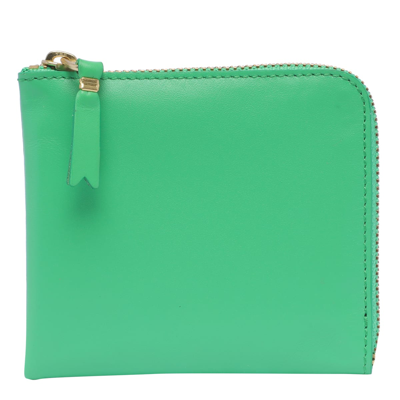 Shop Comme Des Garçons Classic Leather Line Wallet In Green