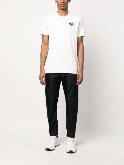 Shop Moncler Short Sleeves T In White