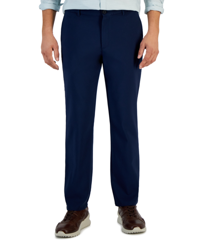 Shop Alfani Men's Tech Pants, Created For Macy's In Neo Navy