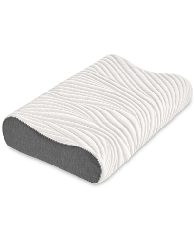 Shop Hotel Collection Memory Foam Contour Pillow, King, Created For Macy's In White