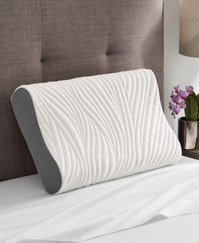 Shop Hotel Collection Memory Foam Contour Pillow, King, Created For Macy's In White