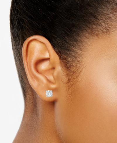 Forever Grown Diamonds Lab Grown Diamond Stud Earrings (1 Ct. T.w.) In Sterling Silver In Sterling Silver
