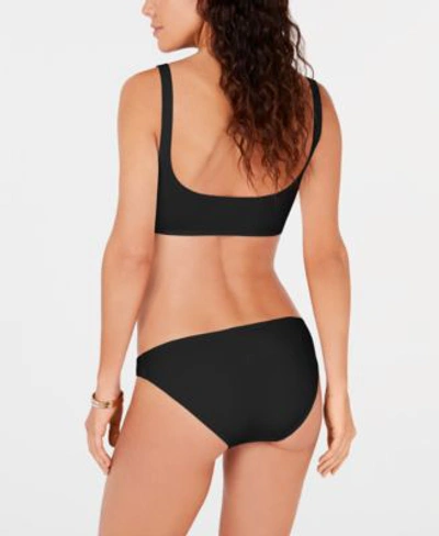 Michael Kors Michael  Lace Up Bikini Top Bottoms In White