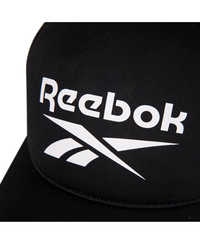 Shop Reebok Men's Aero Snapback Closure Cap In Black