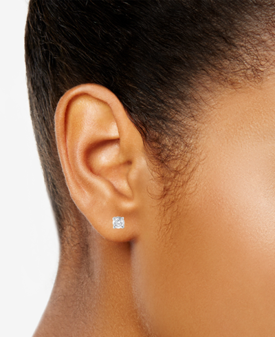Forever Grown Diamonds Lab Grown Diamond Stud Earrings (1/3 Ct. T.w.) In Sterling Silver In Sterling Silver