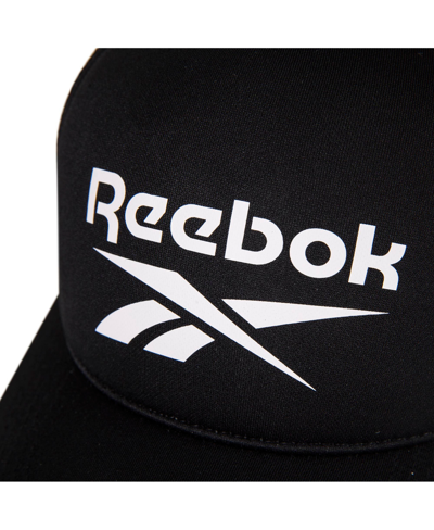 Shop Reebok Men's Aero Snapback Closure Cap In White