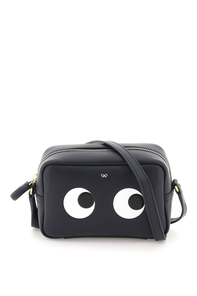 Shop Anya Hindmarch Eyes Mini Crossbody Bag Women In Blue