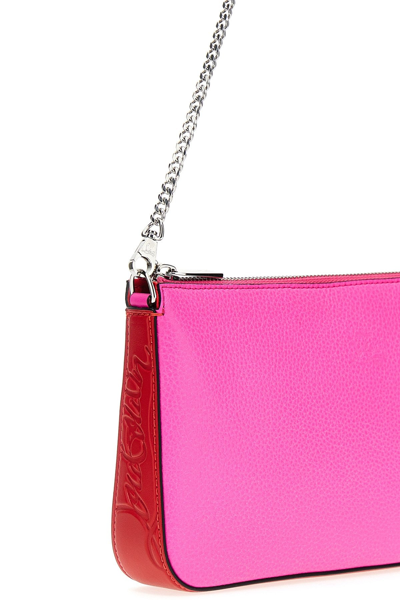 Shop Christian Louboutin Women 'loubila' Clutch In Pink