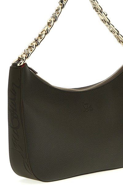 Shop Christian Louboutin Women 'loubila' Shoulder Bag In Gray