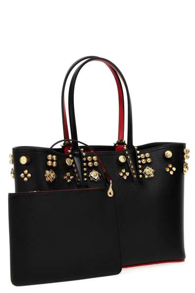 Shop Christian Louboutin Women Cabata Small Shopper Bag In Black