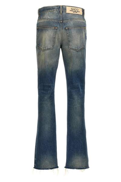 Shop Gucci Men '54' Jeans In Blue
