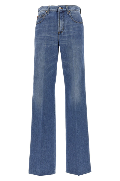 Shop Gucci Women ' Made In Italy' Jeans In Blue