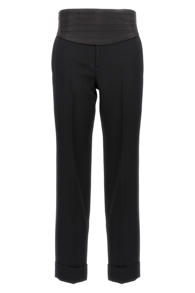Shop Gucci Women 'new Barethea' Pants In Black