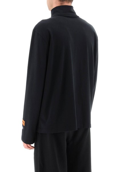 Shop Heron Preston Hpny Embroidered Long Sleeve T-shirt Men In Black