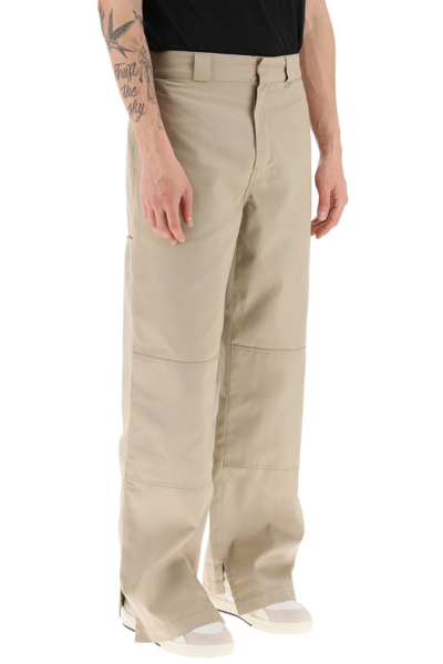 Shop Palm Angels Chino Pants Men In Cream